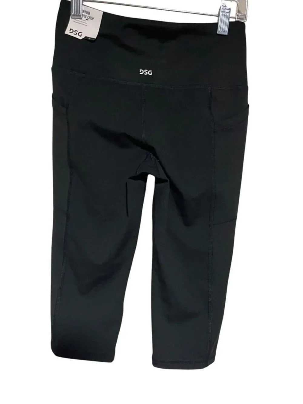 3 Pairs DSG Momentum HIgh Rise Crop Carpi Length Leggings  Black Womens XS